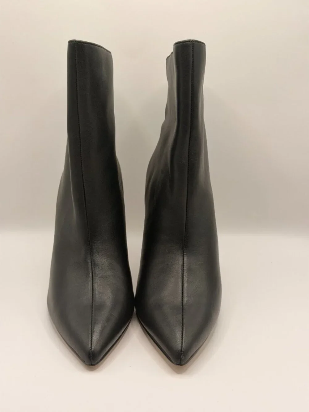 Steve Madden Women Sierah Leather Pointed Toe Heel Bootie Sz 8.5 - Picture 2 of 7